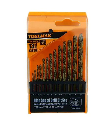 Juego de mechas HSS 13 Piezas (1.5 - 6.5) mm Toolmak (TMK19934) 