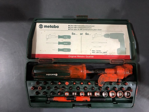 Caja de herramientas surtidas Metabo