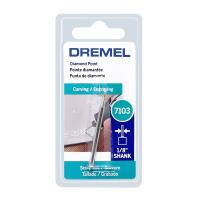 [1DR7103] Fresa alta velocidad redonda 2.0 mm mat duros dremel (7103)