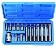 [1RLJGOTOXK1] Juego puntas torx + adaptador enc 1/2 15 pz ruhlmann (ru24003)