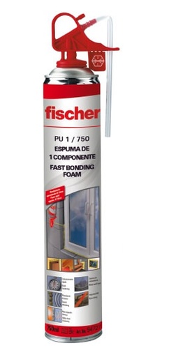 [1P ESP750F ] Espuma de poliuretano 750 fischer pu (094728) oferta !!