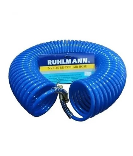 [1HNMANET75 ] Manguera espiralada 1/4 x 7.50 m reforzada ruhlmann (ru31100)
