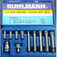 [1RLJGOPS11 ] Juego de puntas multiestria 11 piezas enc 1/2 ruhlmann (ru24007)