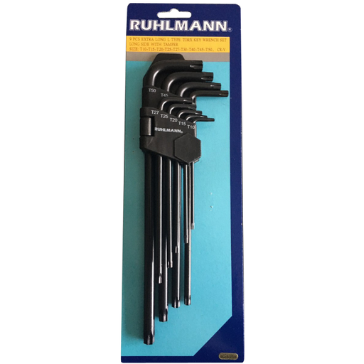 [1RLJUEB38L ] Juego bocallaves 3/8" 9 piezas largas ruhlmann (2043)