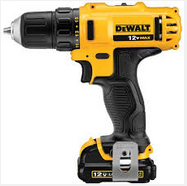 [1DWTALBAT12DW71052] Taladro 12v 10 mm ator 2 bat li bolso dcd710s2 dewalt