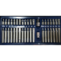 [1RLJGOPT40] Juego puntas torx allen multiest 40 pz enc 1/2-3/8 ruhlmann (001290)