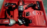 [1MWTA18K2] Kit 18v atornillador imp + taladro 13mm 2691-259a milwaukee