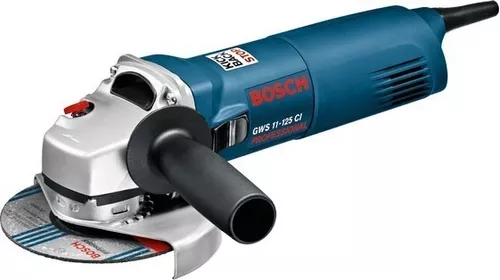 [1BOAMO412BOGWS1112] Amoladora 4 ½" 5" 1100 w gws 11-125 azul bosch